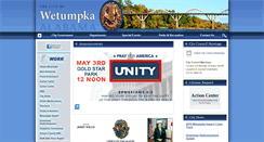 Desktop Screenshot of cityofwetumpka.com